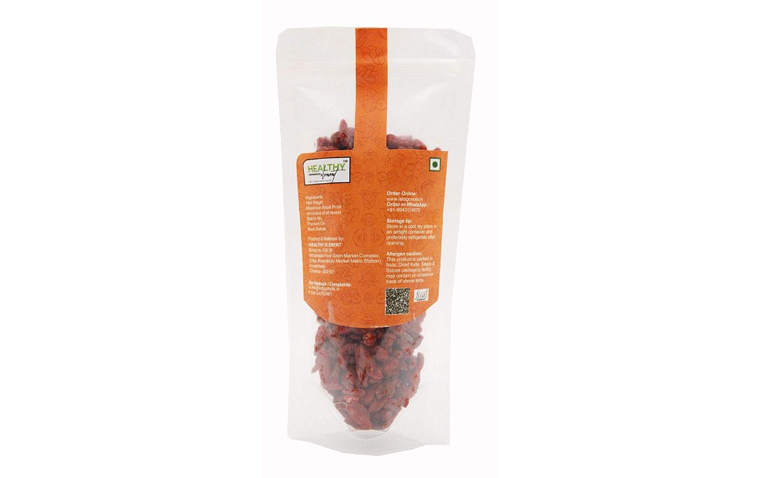 Let's Go Nuts Fresh Dried Gojiberry (Tangy Taste)   Pack  150 grams